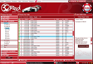 32Red Poker Sit and Go Lobby
