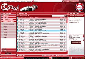 32Red Poker Tournament Lobby
