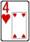 4 of Hearts