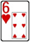 6 of Hearts