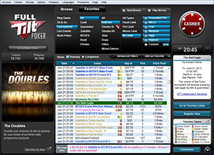 Full Tilt Poker Tournament Lobby