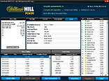 William Hill Poker Selected Tournament Lobby
